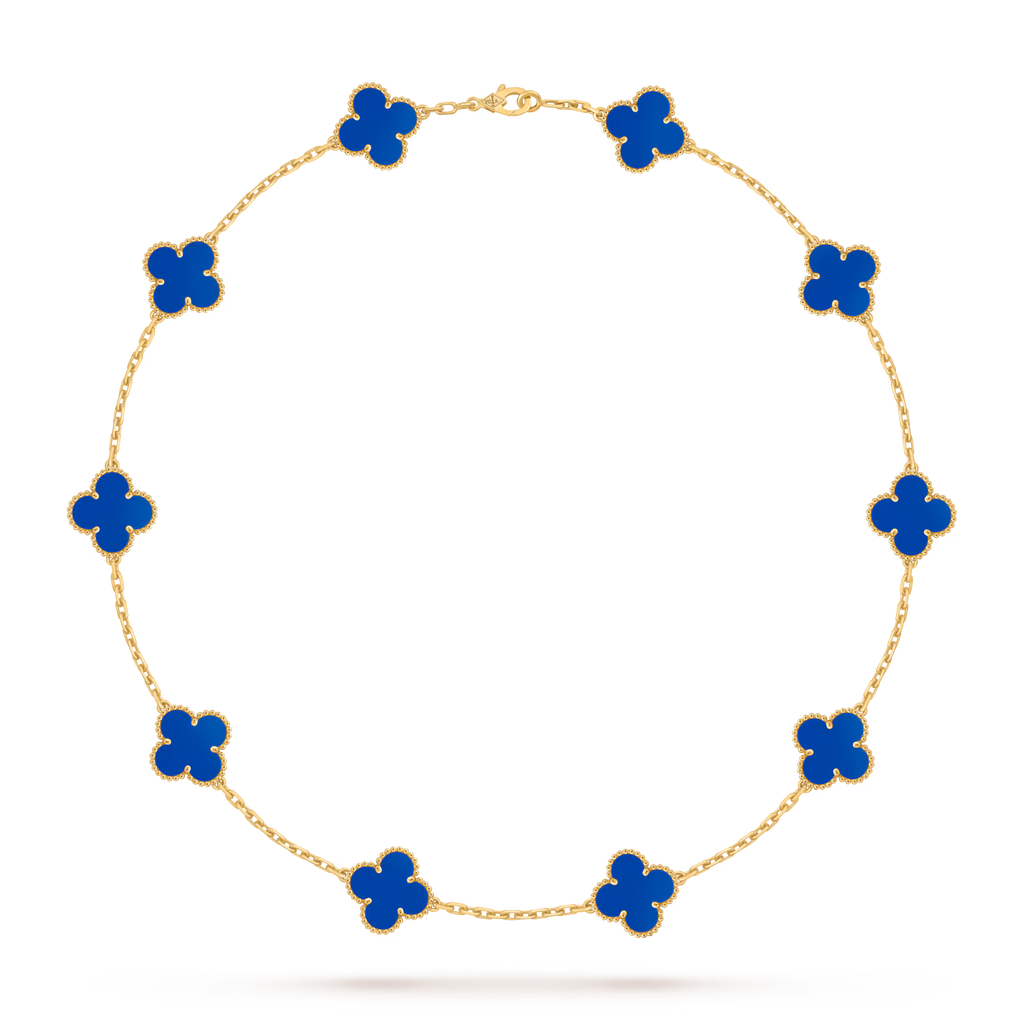 Van Cleef & Arpels 10 Motifs Agate Necklace
