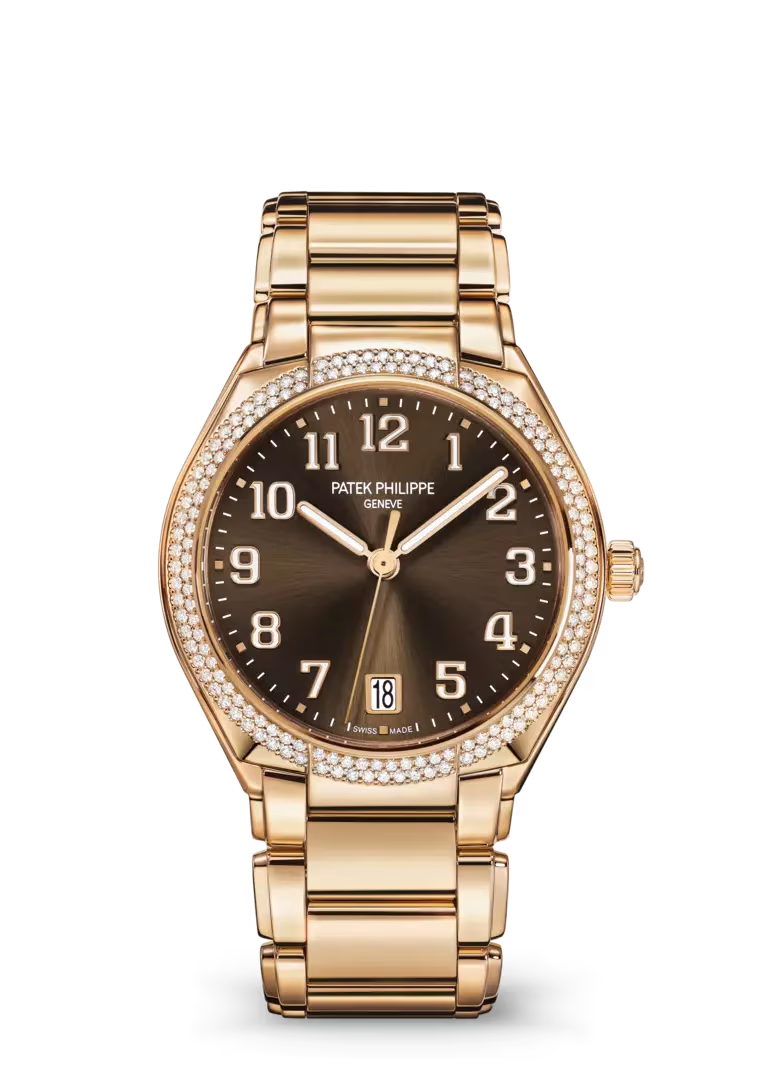 Patek Philippe Twenty~4 Rose Gold x Brown