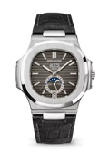 Patek Phillipe Nautilus 5726 Black leather x Grey 40,5mm