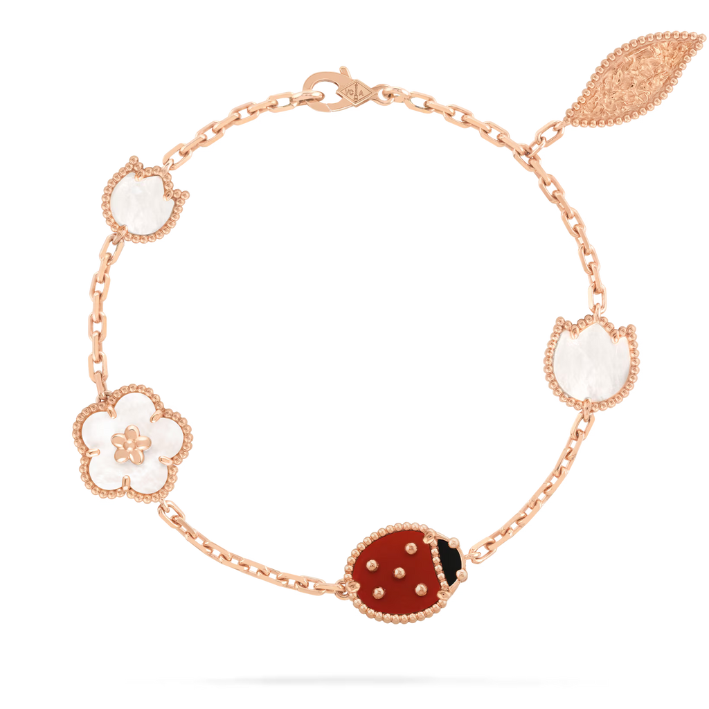 Vancleef & Arpels Lucky Spring Bracelet 5 motifs