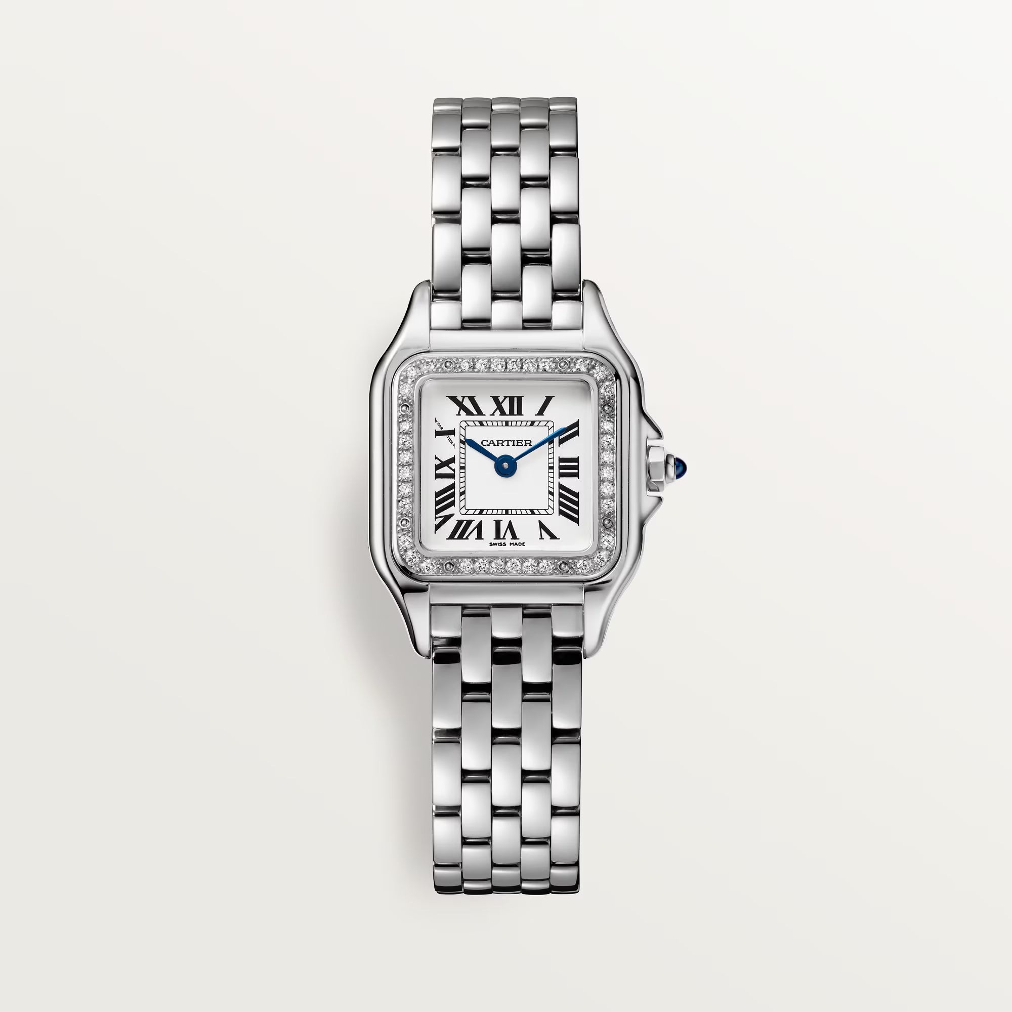 Panthère de Cartier watch, small model, Diamonds