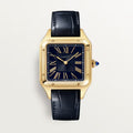 Santos De Cartier Yellow Gold x Navy blue ( Large Model )
