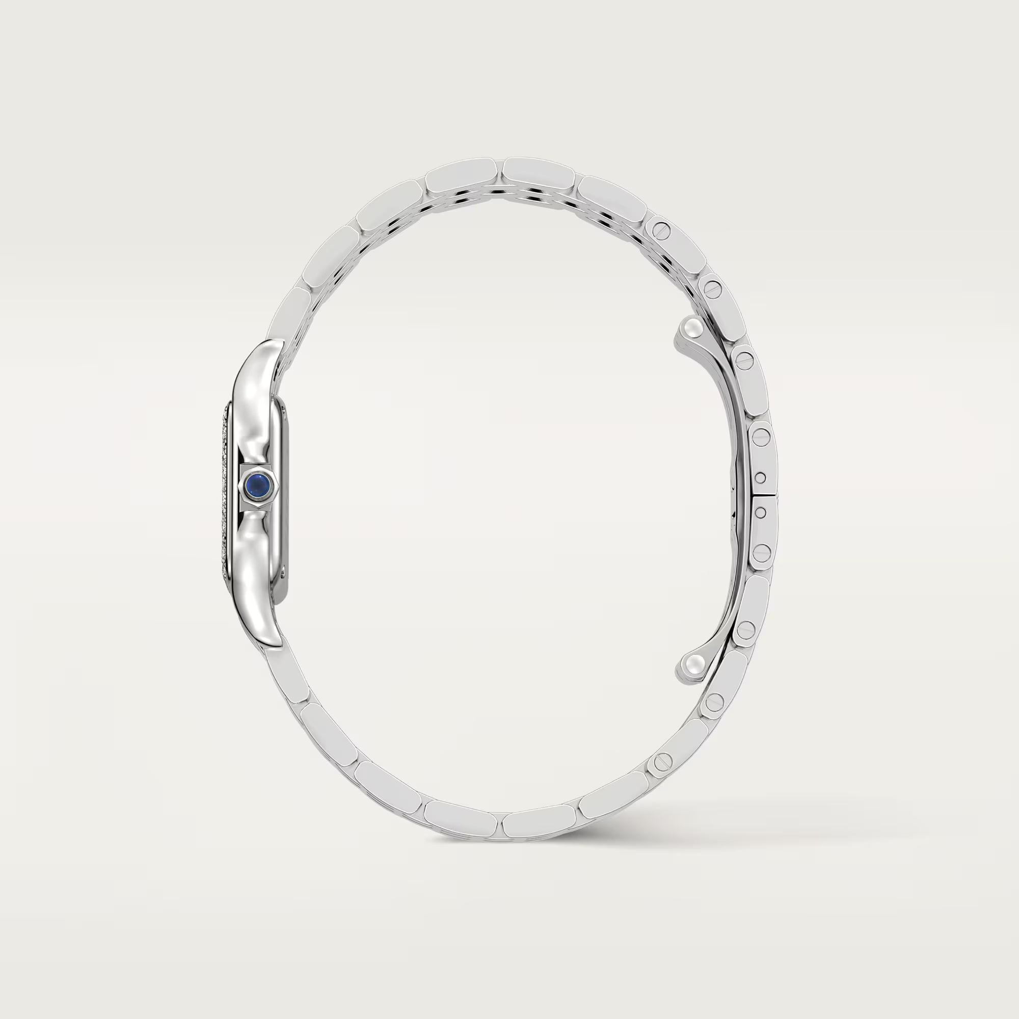 Panthère de Cartier watch, small model, Diamonds