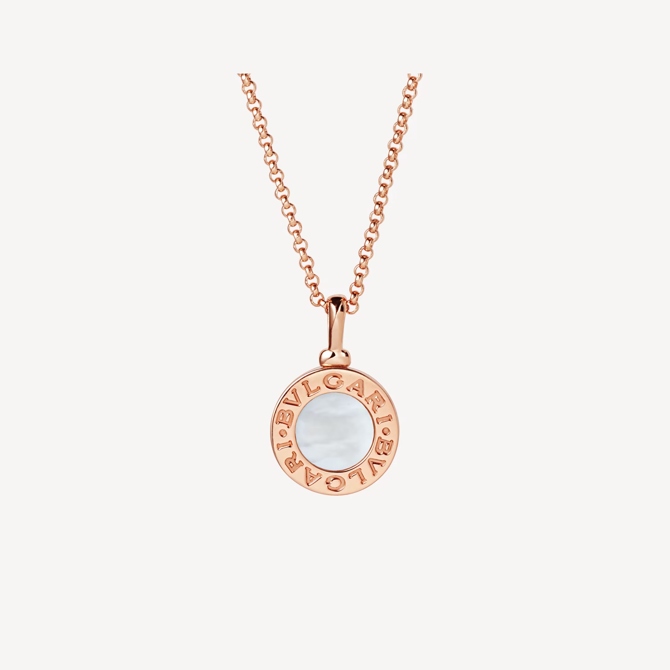 Bvlgari Necklace Rose Gold