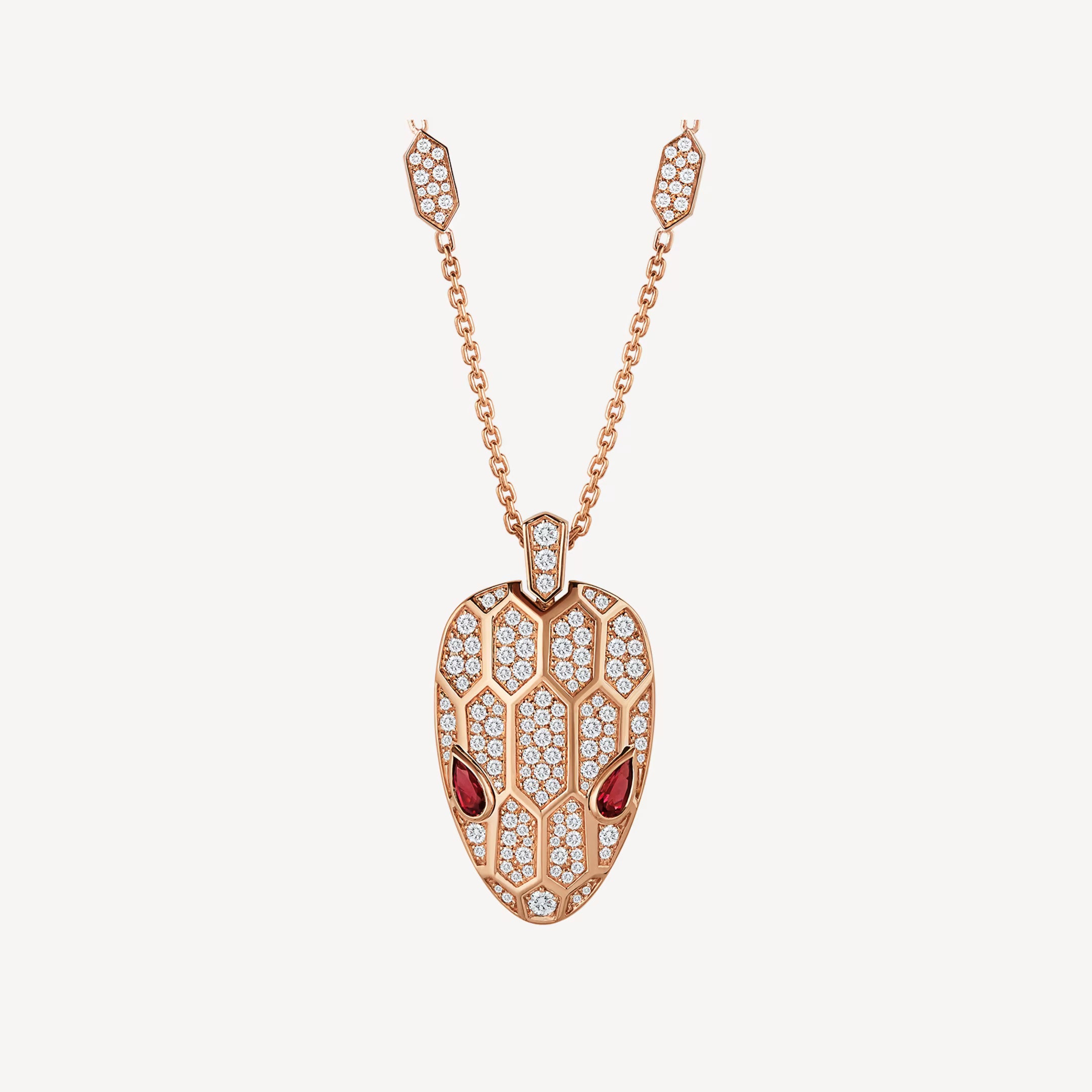 Bvlgari Serpenti Seduttori Necklace Rubellite