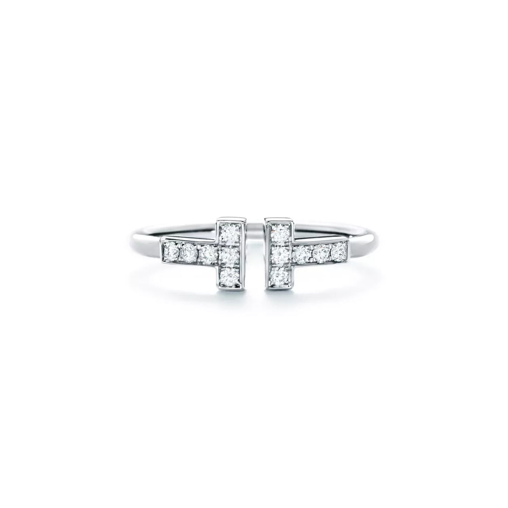 Tffany&Co. T ring , Silver , Diamond