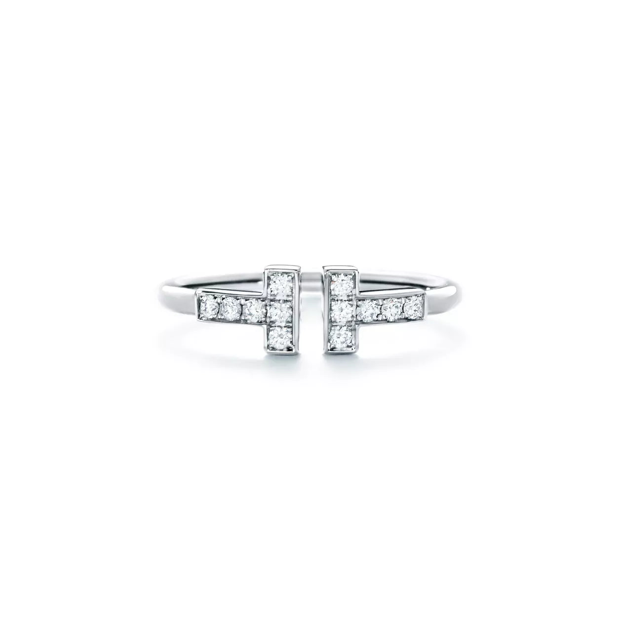 Tffany&Co. T ring , Silver , Diamond