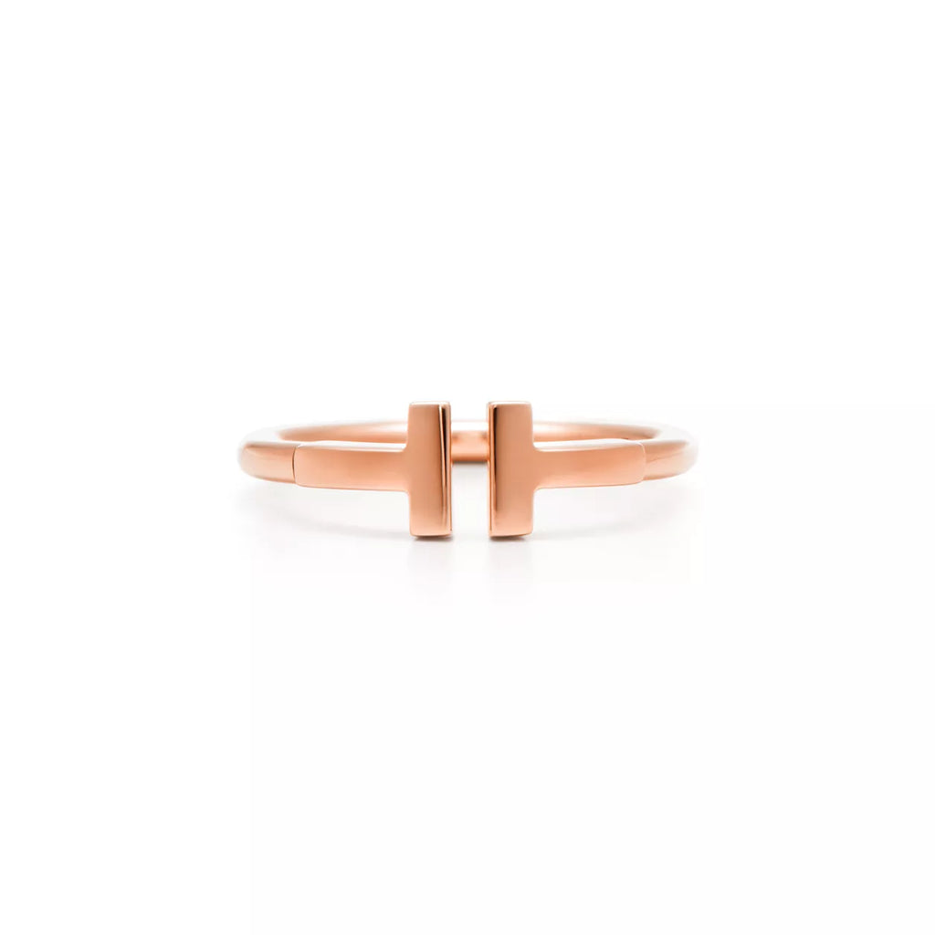Tiffany&Co. T Ring , Rose Gold
