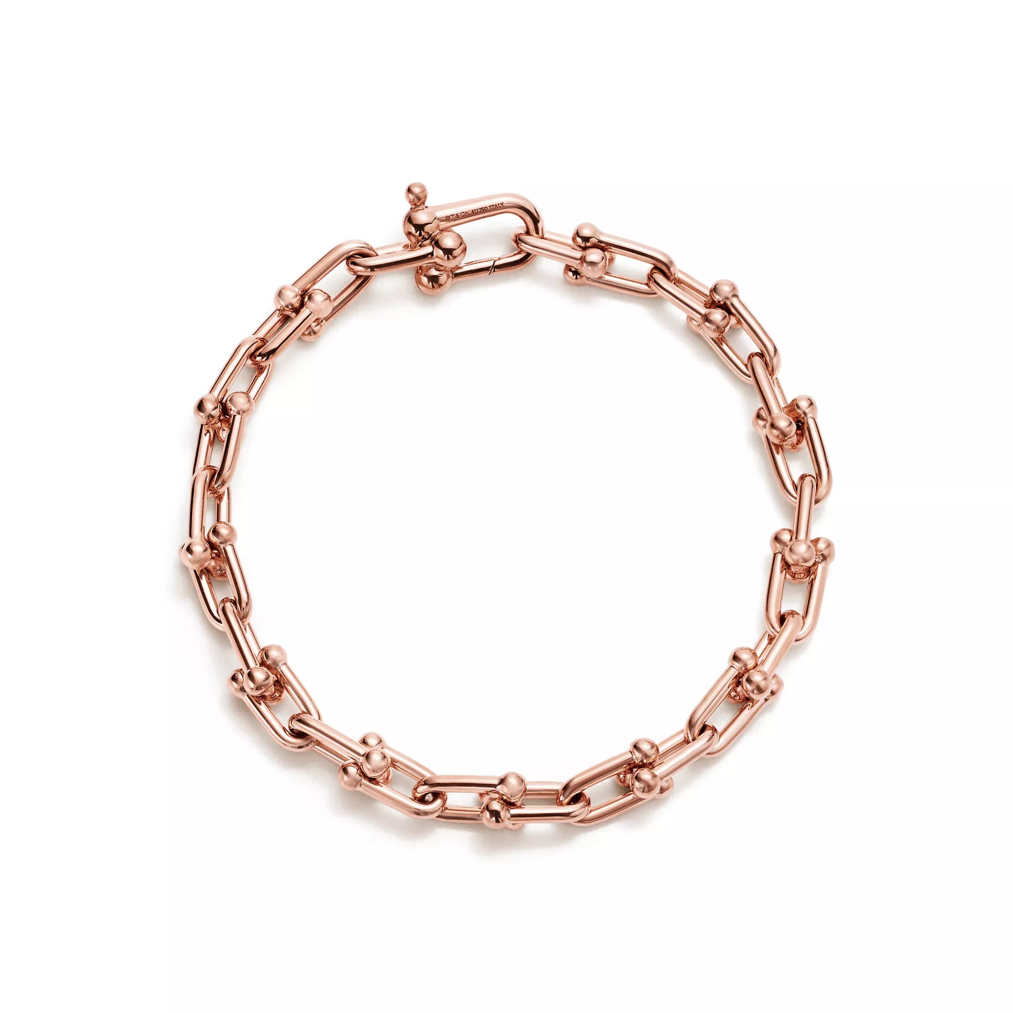 Tiffany&Co. Hardwear Small Link Bracelet Rose Gold