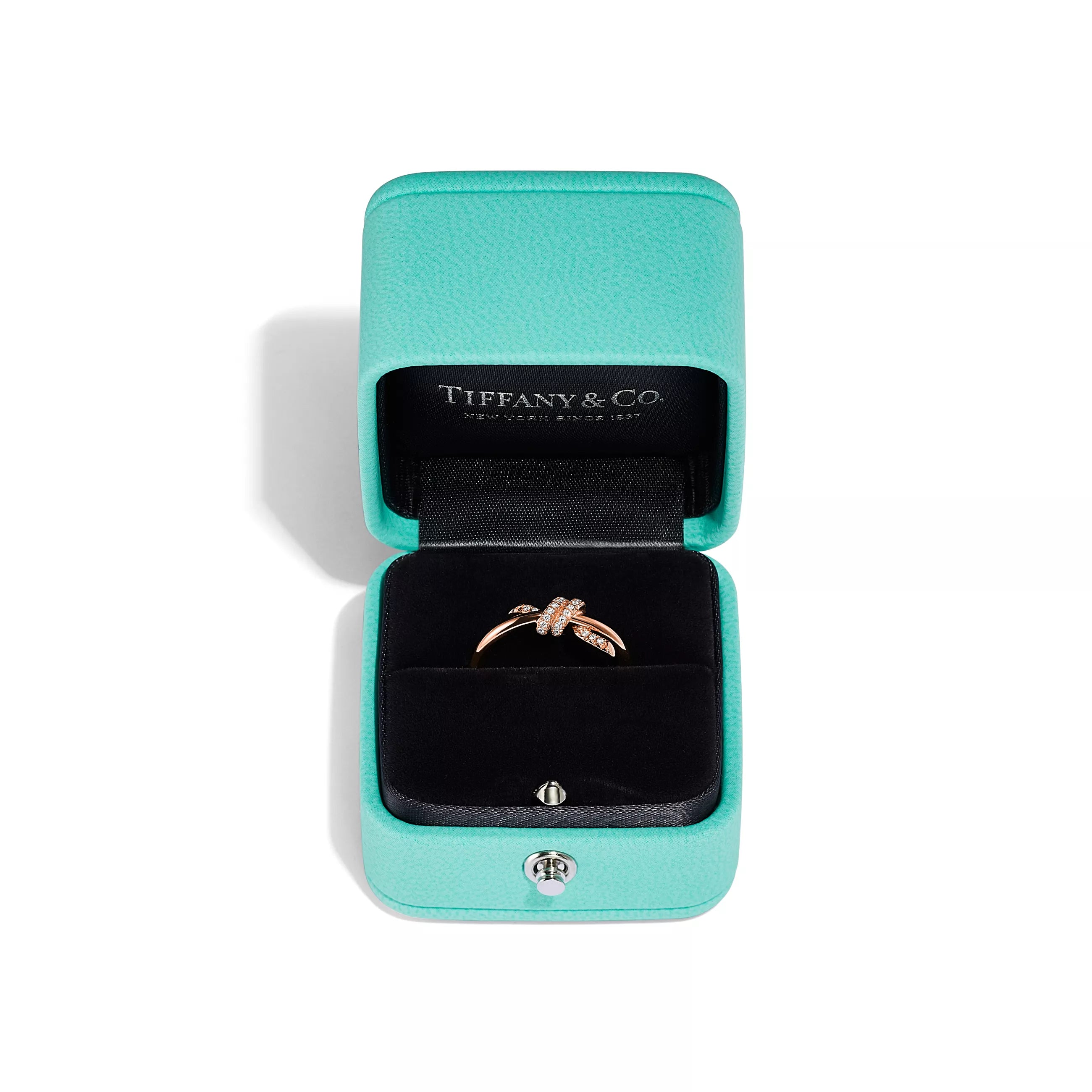 Tiffany&Co. Knot Ring , Rose Gold , Diamond
