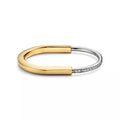 Tiffany&Co. Lock Bracelet Half Diamond