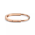 Tiffany&Co. Lock Bracelet Rose Gold