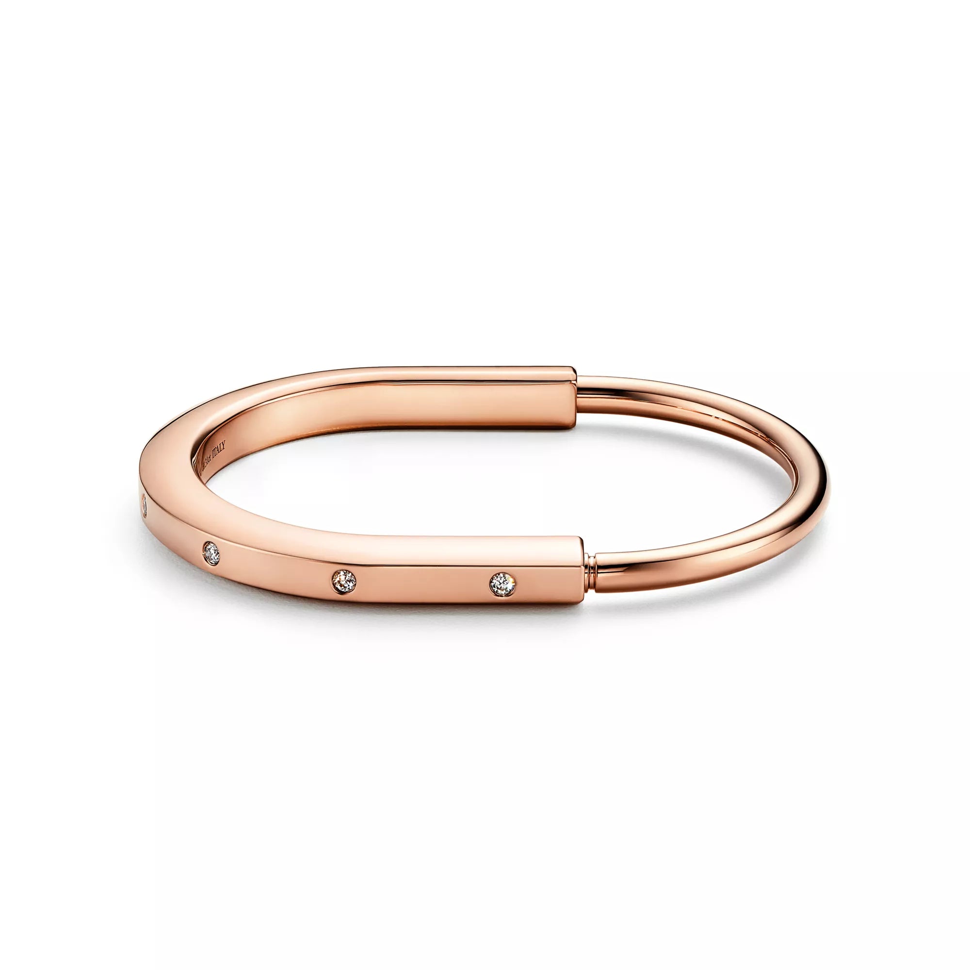 Tiffany&Co. Lock Bracelet Rose Gold