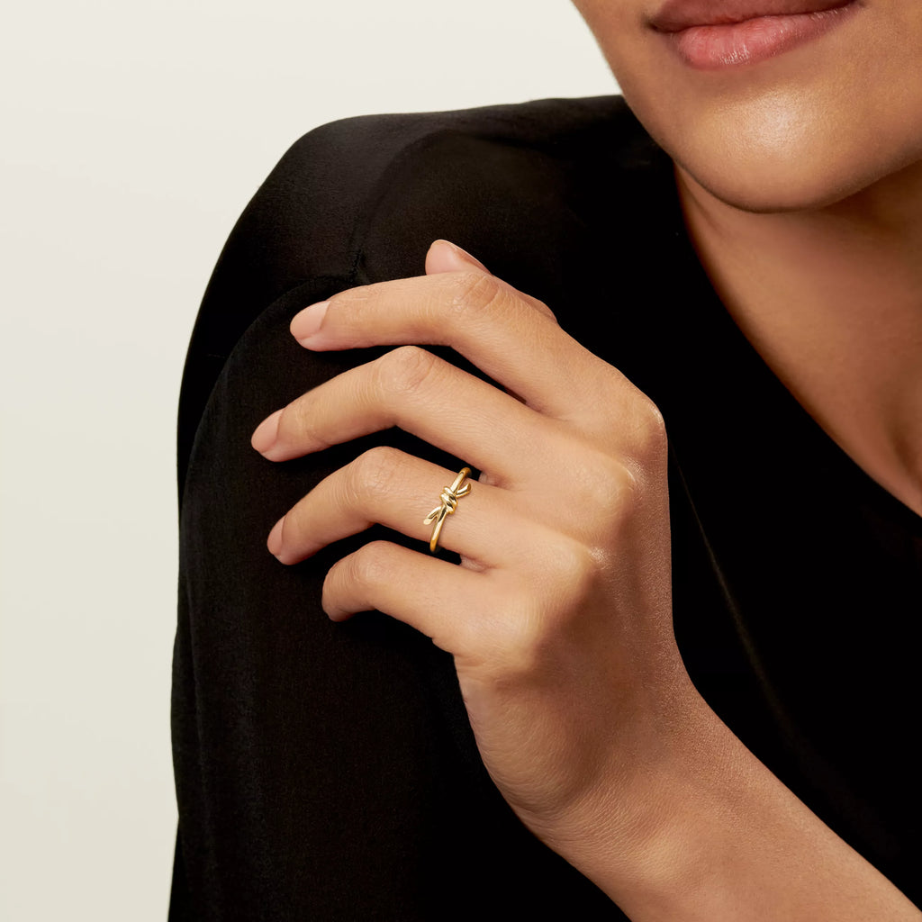 Tiffany&Co. Knot Ring , Gold