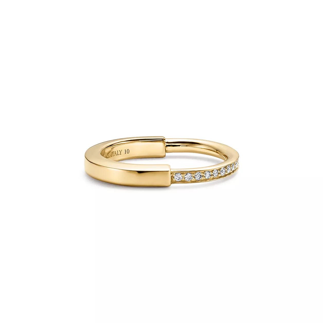 Tiffany&Co. Lock Ring , Gold , Ring