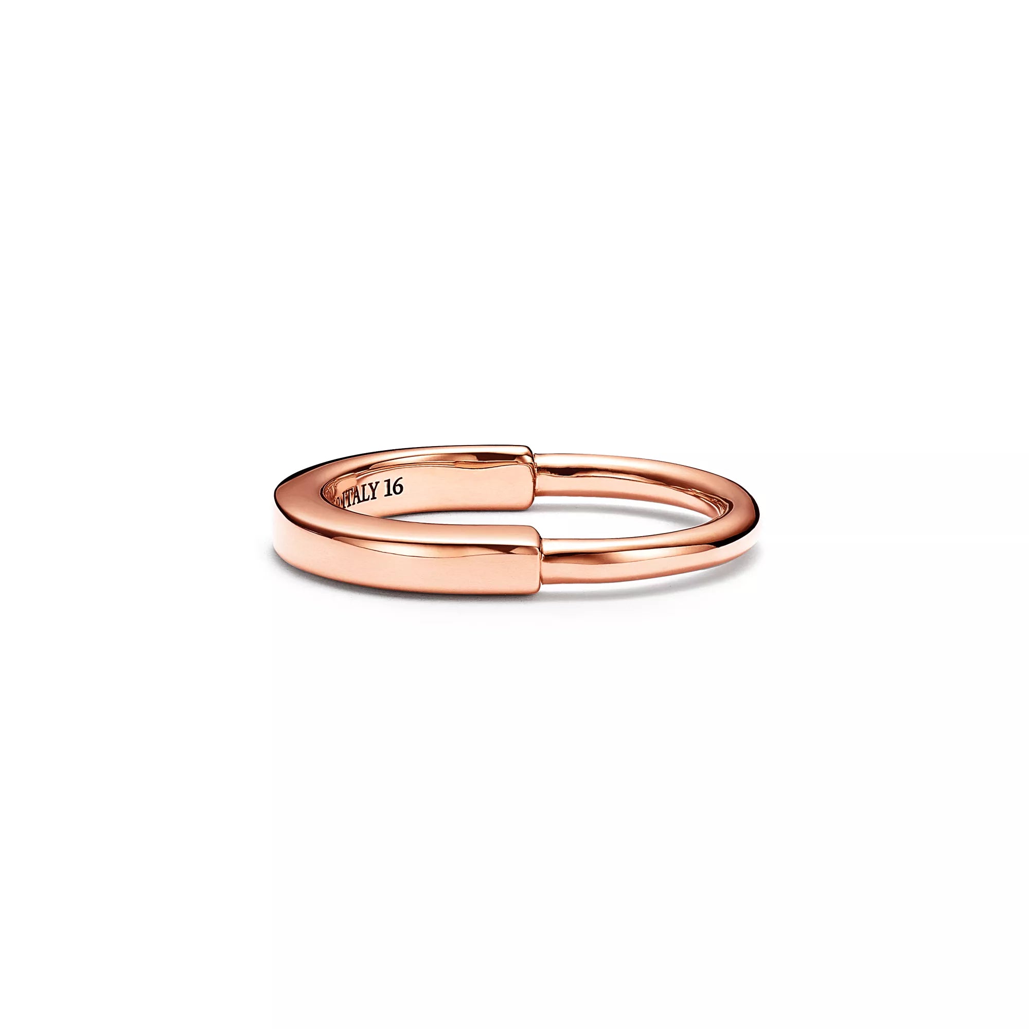 Tiffany&Co. Lock Ring , Rose Gold