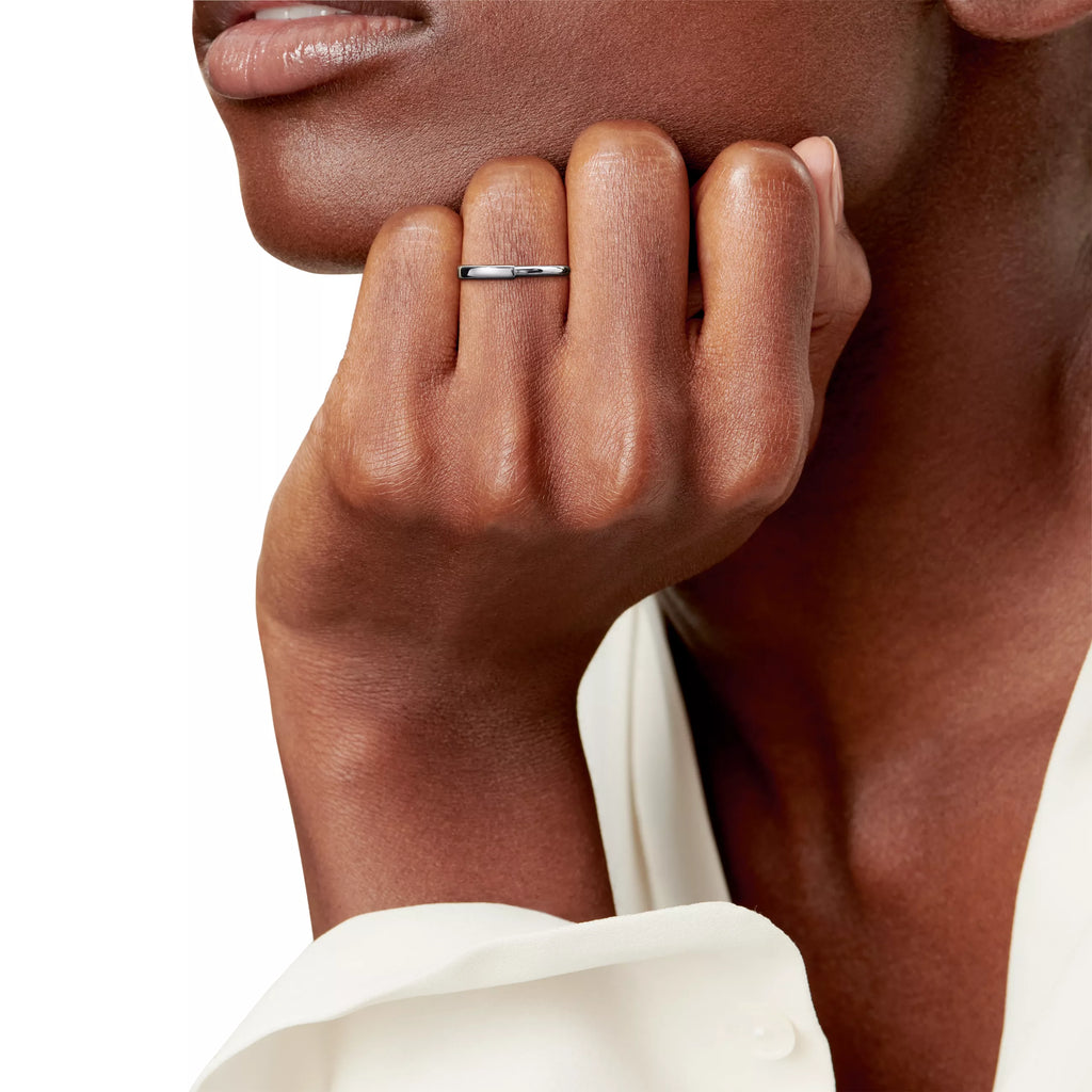 Tiffany&Co. Lock Ring , Silver