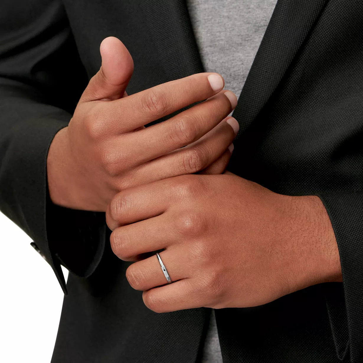 Tiffany&Co. Lock Ring , Silver