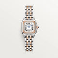 Panthère de Cartier watch Small Model , Half Rose Gold , Diamonds