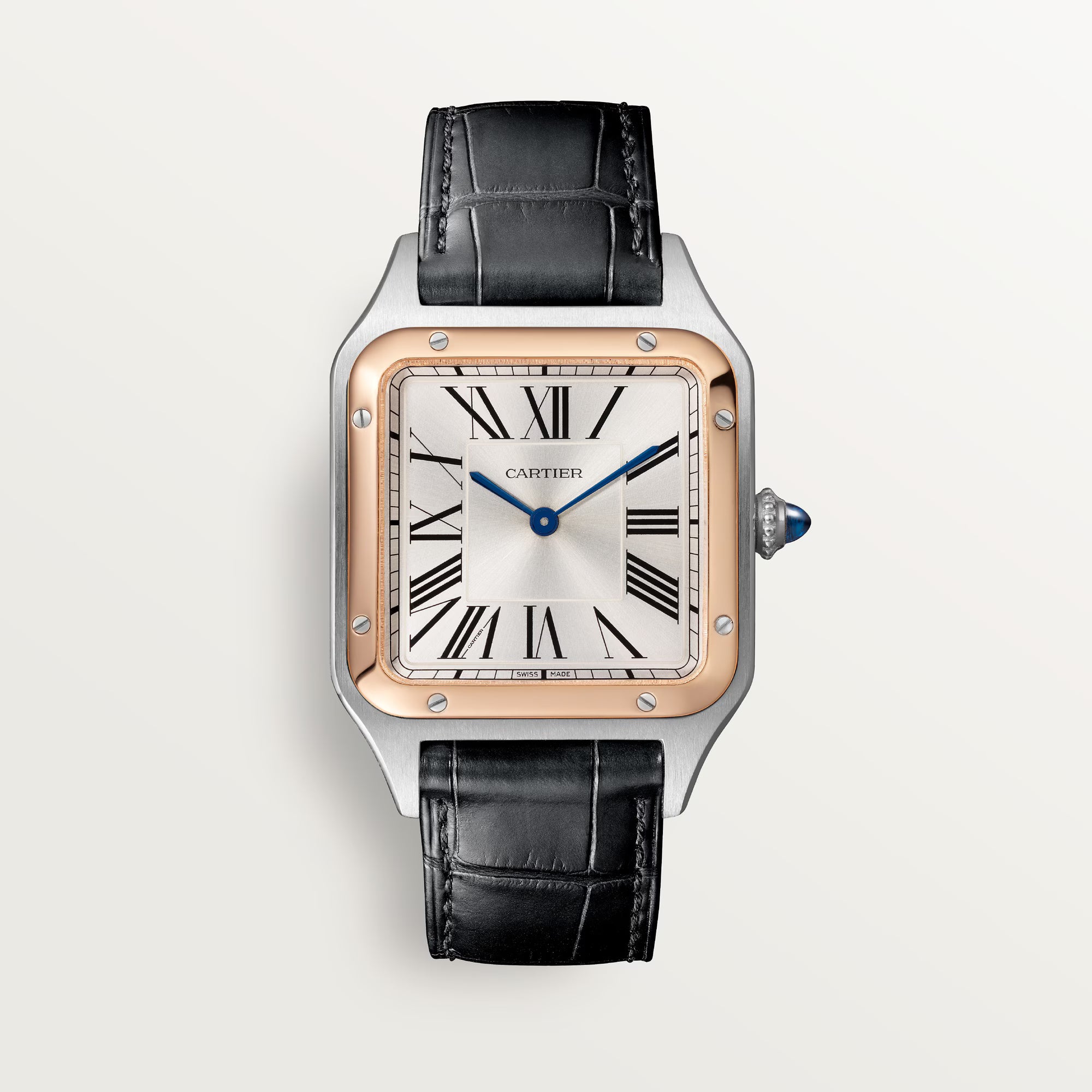 Santos De Cartier Two-tone x White ( Large Model )