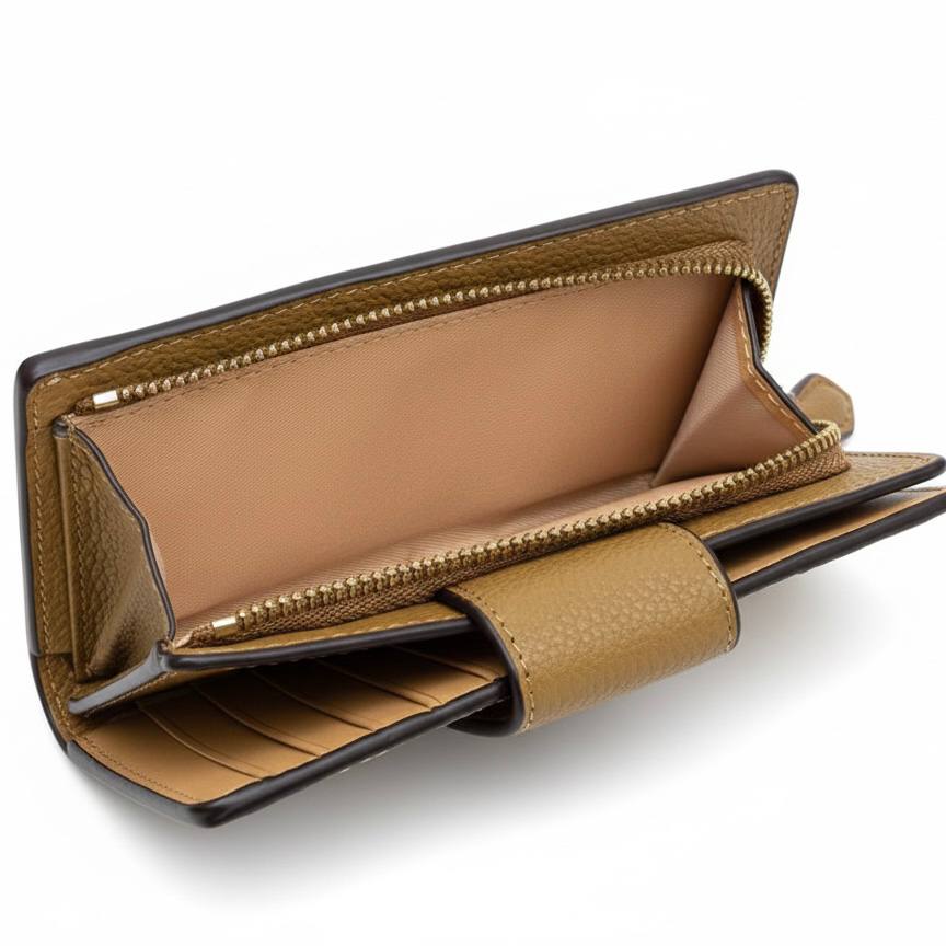 Coach Medium Corner Zip Wallet Signature