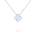 Van Cleef & Arpels Vintage Alhambra Necklace Chalcedony