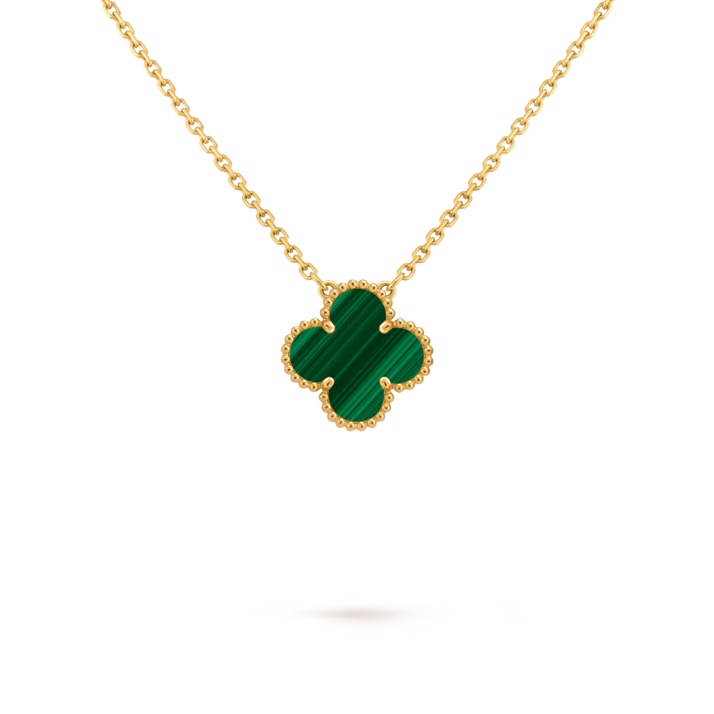 Vancleef & Arpels Vintage Alhambra Necklace Malachite