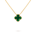 Vancleef & Arpels Vintage Alhambra Necklace Malachite