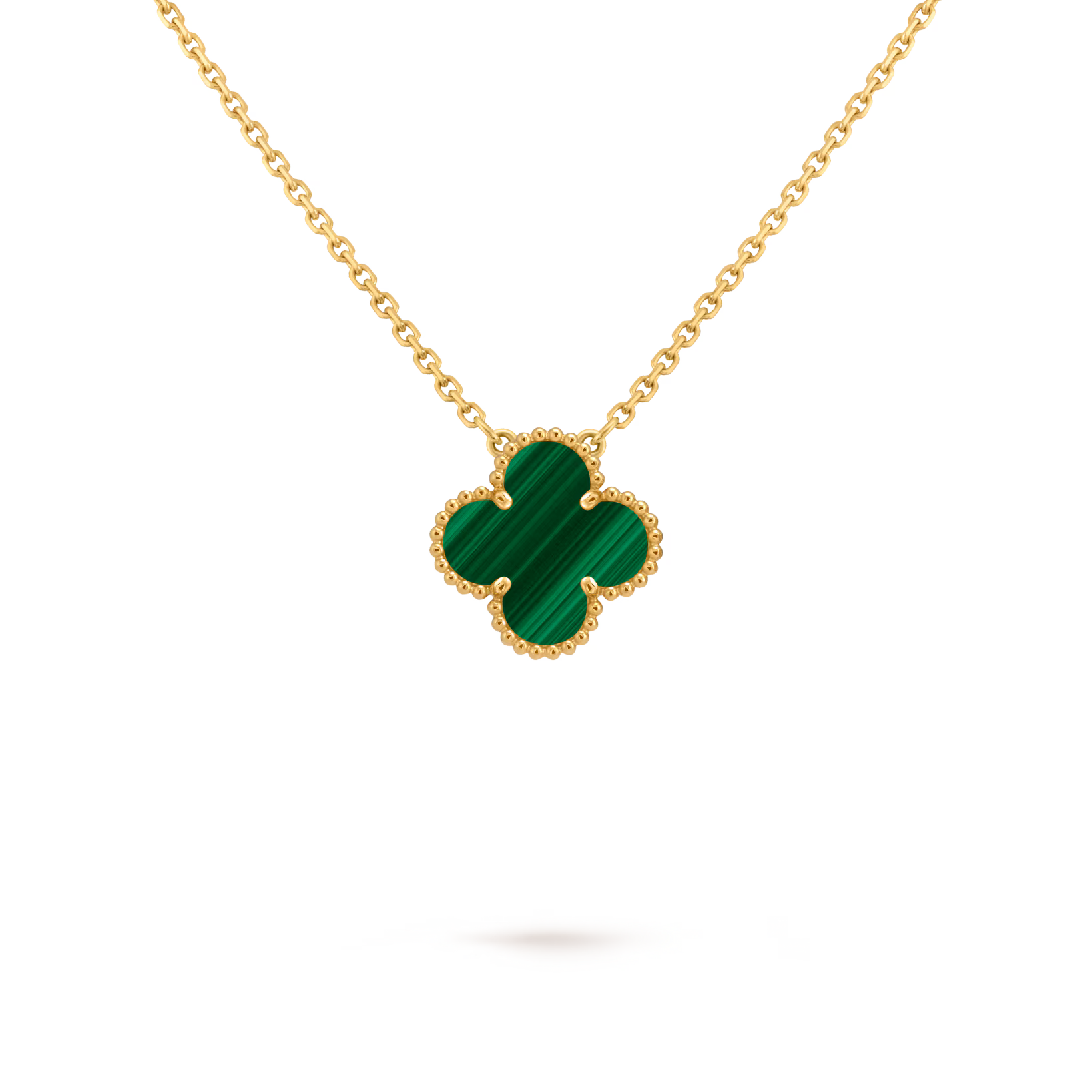 Vancleef & Arpels Vintage Alhambra Necklace Malachite