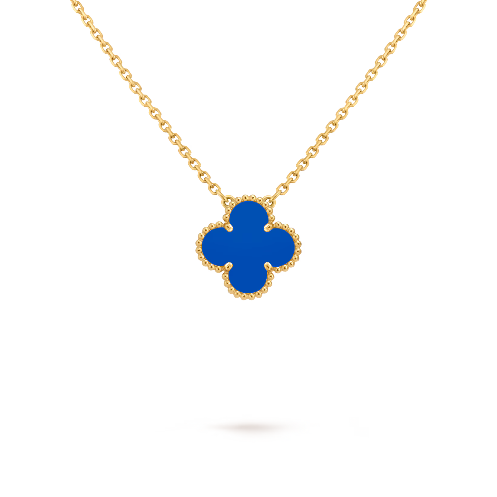 Van Cleef & Arpels Vintage Alhambra Necklace Agate