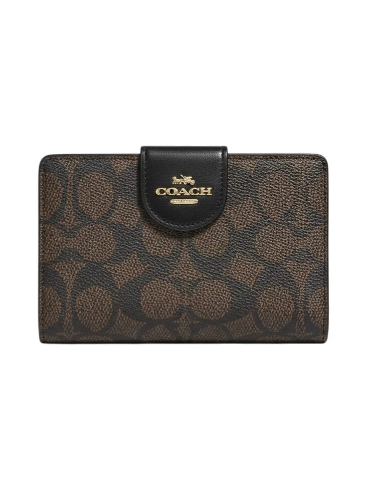 Coach wallet brown*black