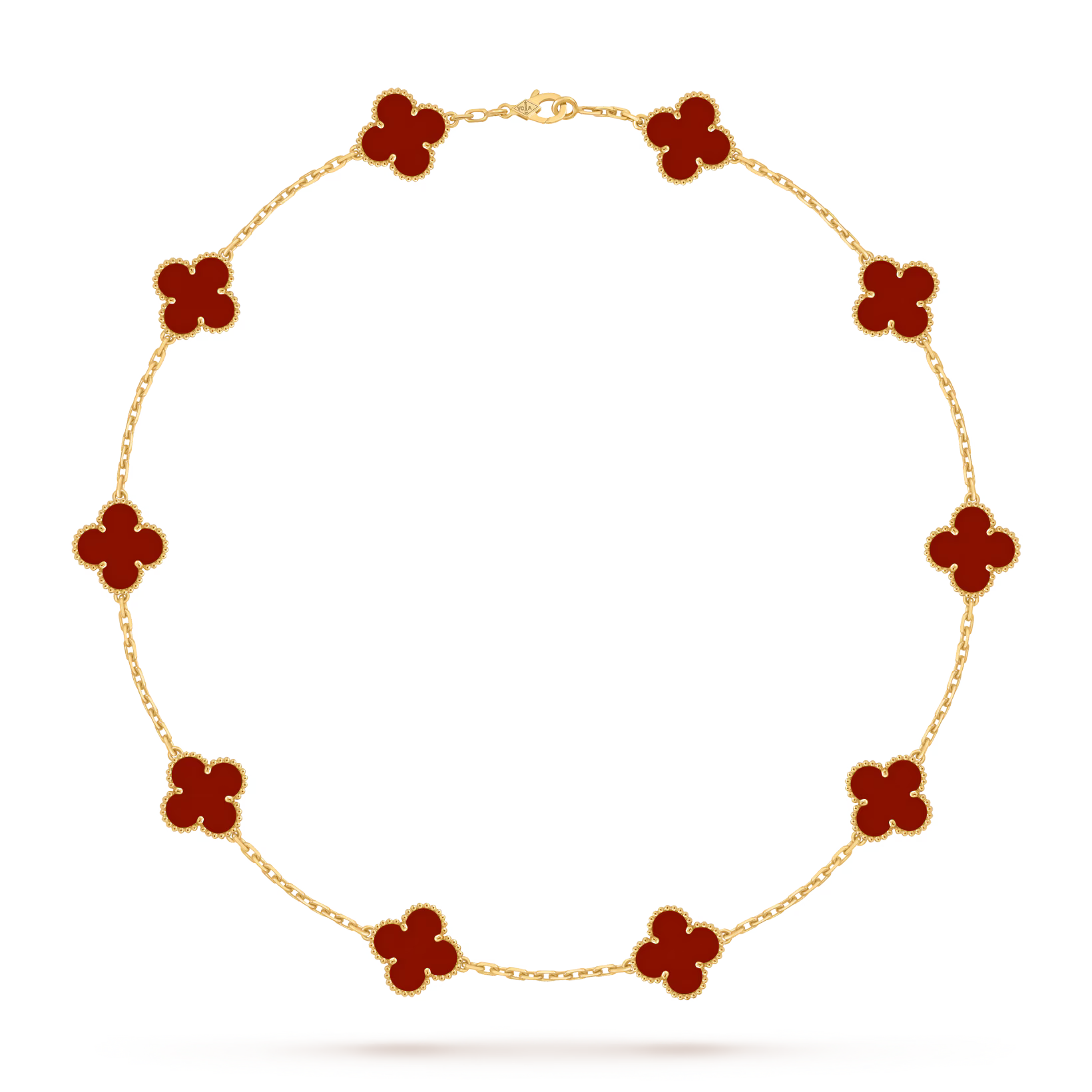 Van Cleef & Arpels 10 Motifs Carnelian Necklace