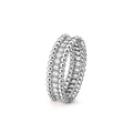 Van Cleef & Arpels Perlee Diamond Ring 1 Row
