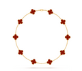 Van Cleef & Arpels 10 Motifs Necklace Carnelian Necklace