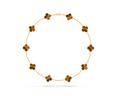 Van Cleef & Arpels 10 Motifs Tiger Eye Necklace