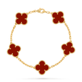 VAncleef & Arpels 5 motifs bracelet ( Carnelian )