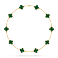 Van Cleef & Arpels 10 Motifs Malachite Necklace