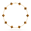 Van Cleef & Arpels 10 Motifs Tiger Eye Necklace