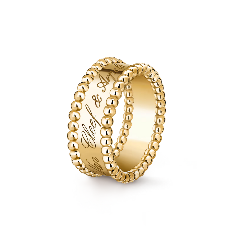 Van Cleef & Arpels Perlee Signature Ring , Gold