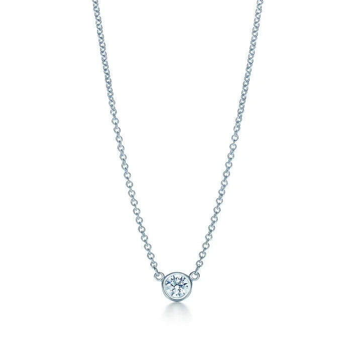 Tiffany&Co. Single Diamond Necklace