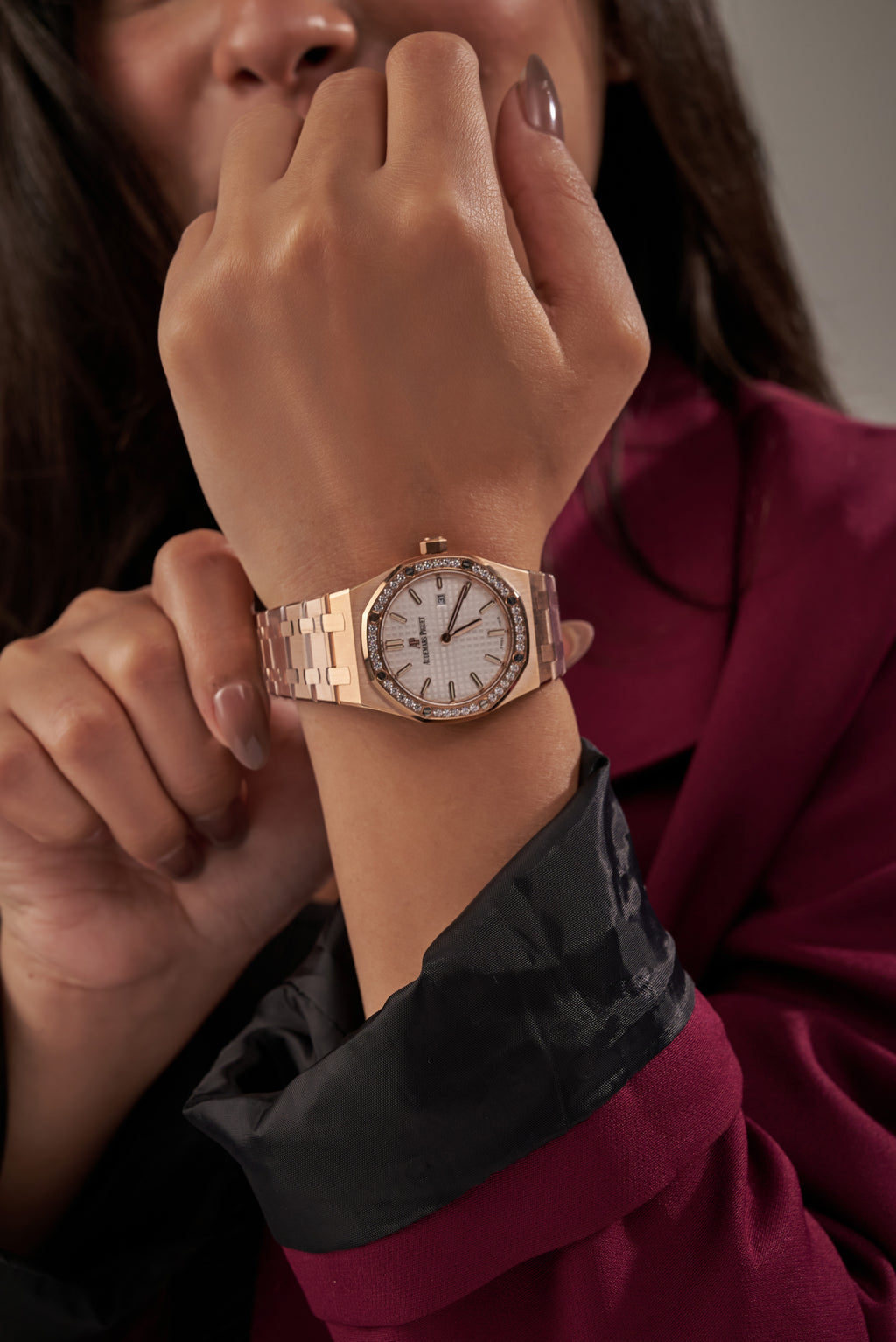 Audemars Piguet Royal Oak Full Rose Gold with Diamond