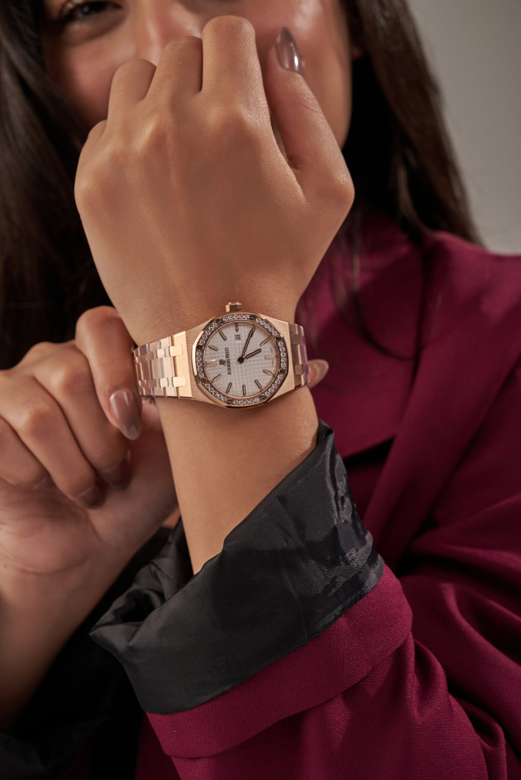 Audemars Piguet Royal Oak Full Rose Gold with Diamond