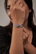 Cartier Trinity chord Bracelet ( Baby Blue chord )