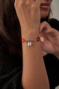 Louis Vuitton Lock Bracelet ( Red Chord )