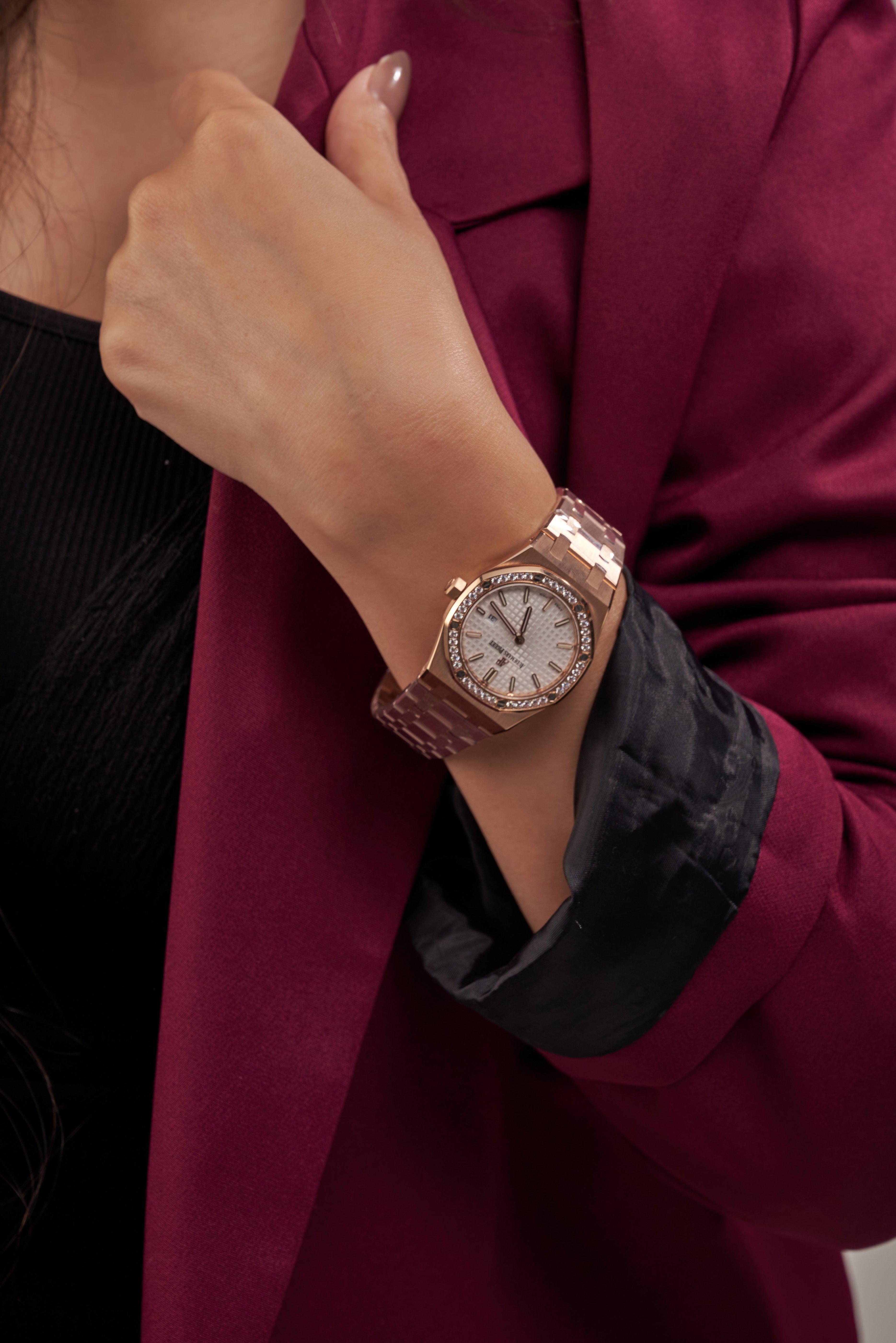 Audemars Piguet Royal Oak Full Rose Gold with Diamond