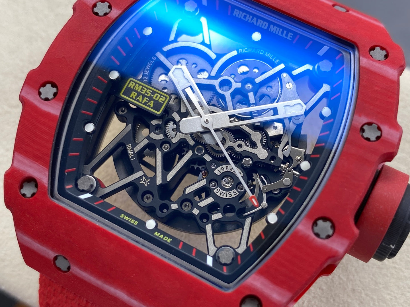 RM 35-02 Red NTPT Carbon