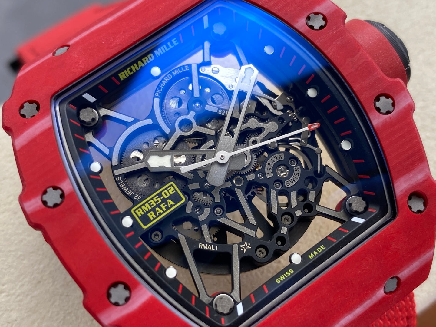 RM 35-02 Red NTPT Carbon