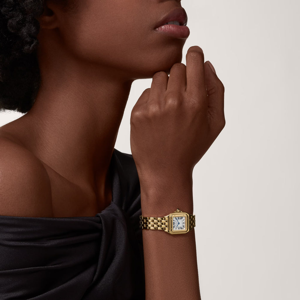 Panthère de Cartier watch Small Model , Full Gold