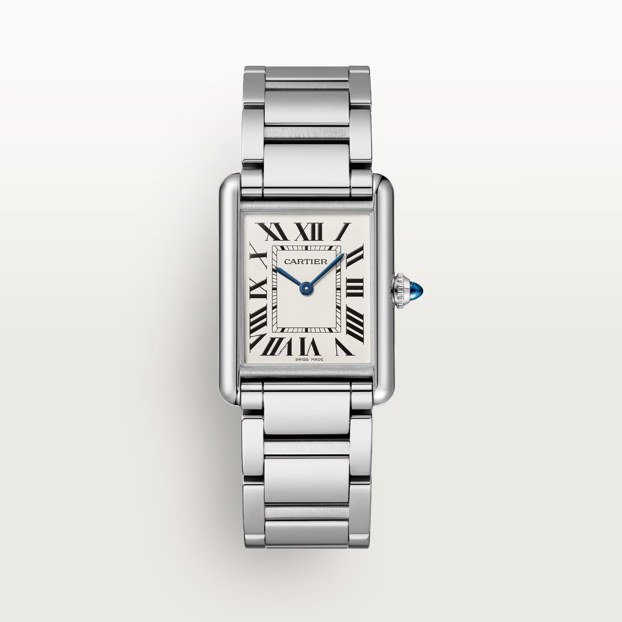 Cartier Tank Steel x White Small