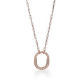 Tiffany&Co. Lock Necklace Full Diamonds